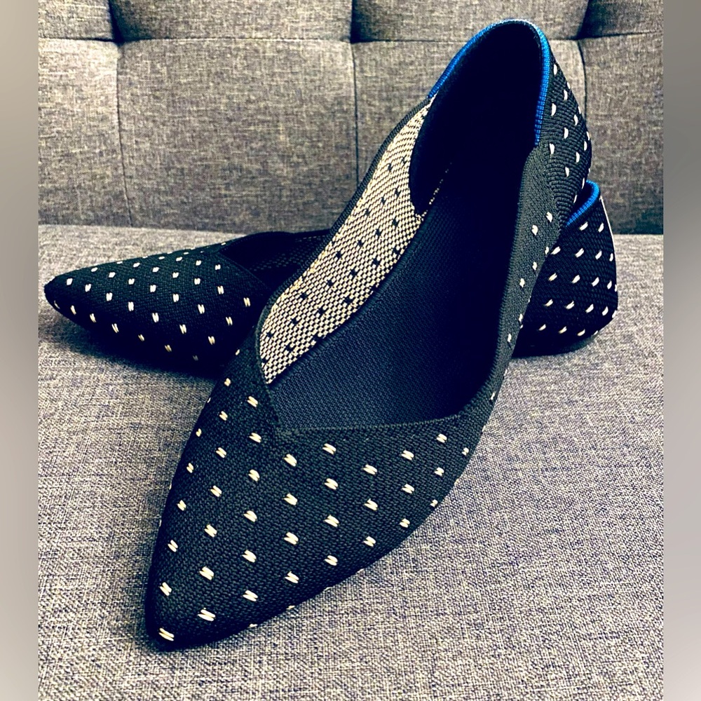 NWOB Evglow Knit Pointed Toe Ballet Flats